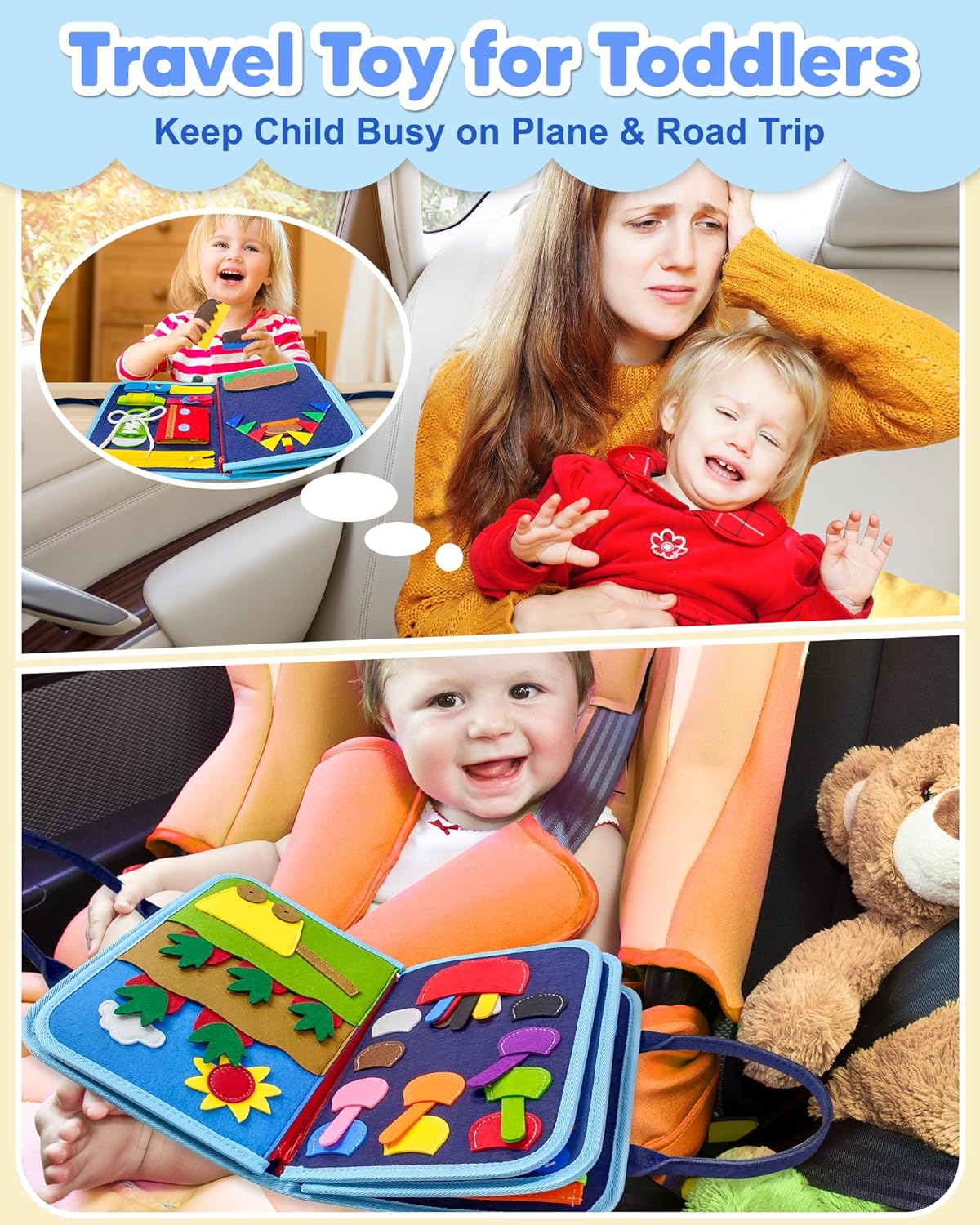 Guili | Felt Learning Board | Montessori Playboard - Creative Learning