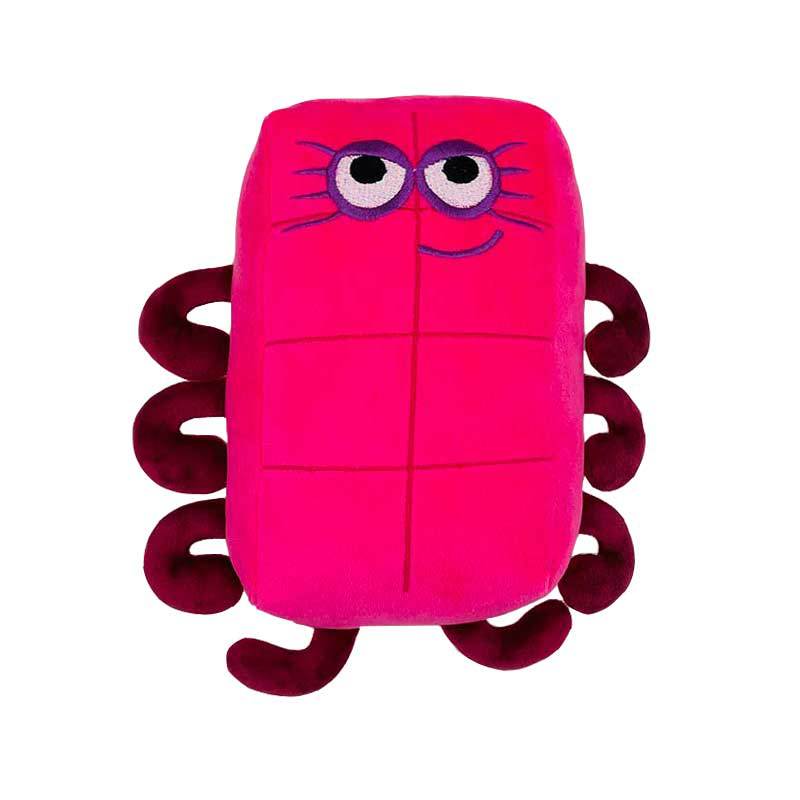Guili | TopClean | Leather Blocks Plush Doll - Fun Educational Numbers Toy for Children