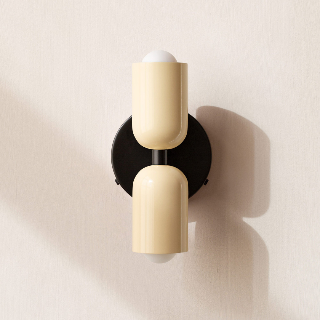 Modern Minimalist Cylinder Wall Sconce LED 2-Light