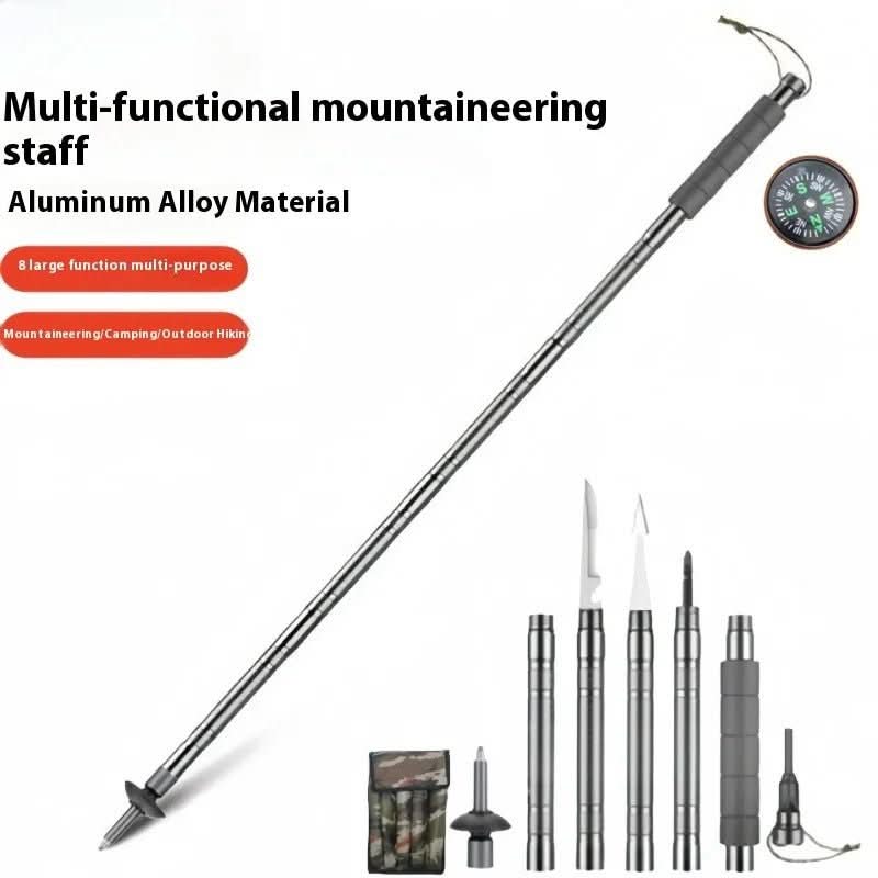 Guili | Tactical hiking pole with multi-tool function for outdoor & emergencies