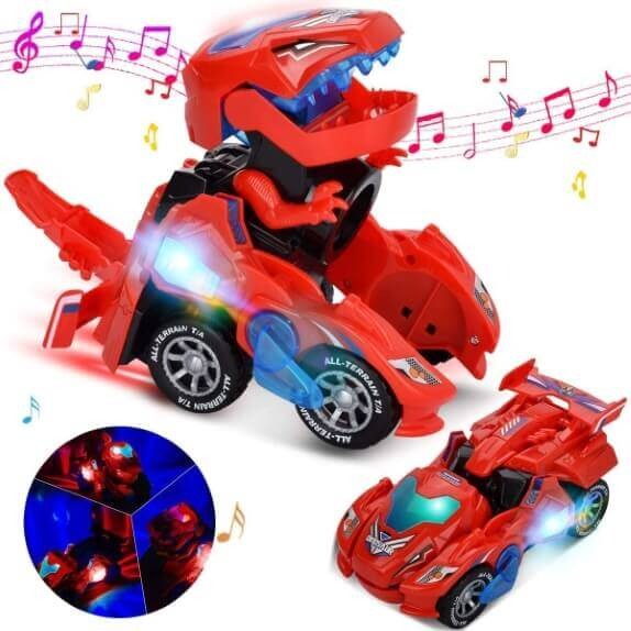 Guili | Dinosaur Car | Educational and Fun – LED Remote Control