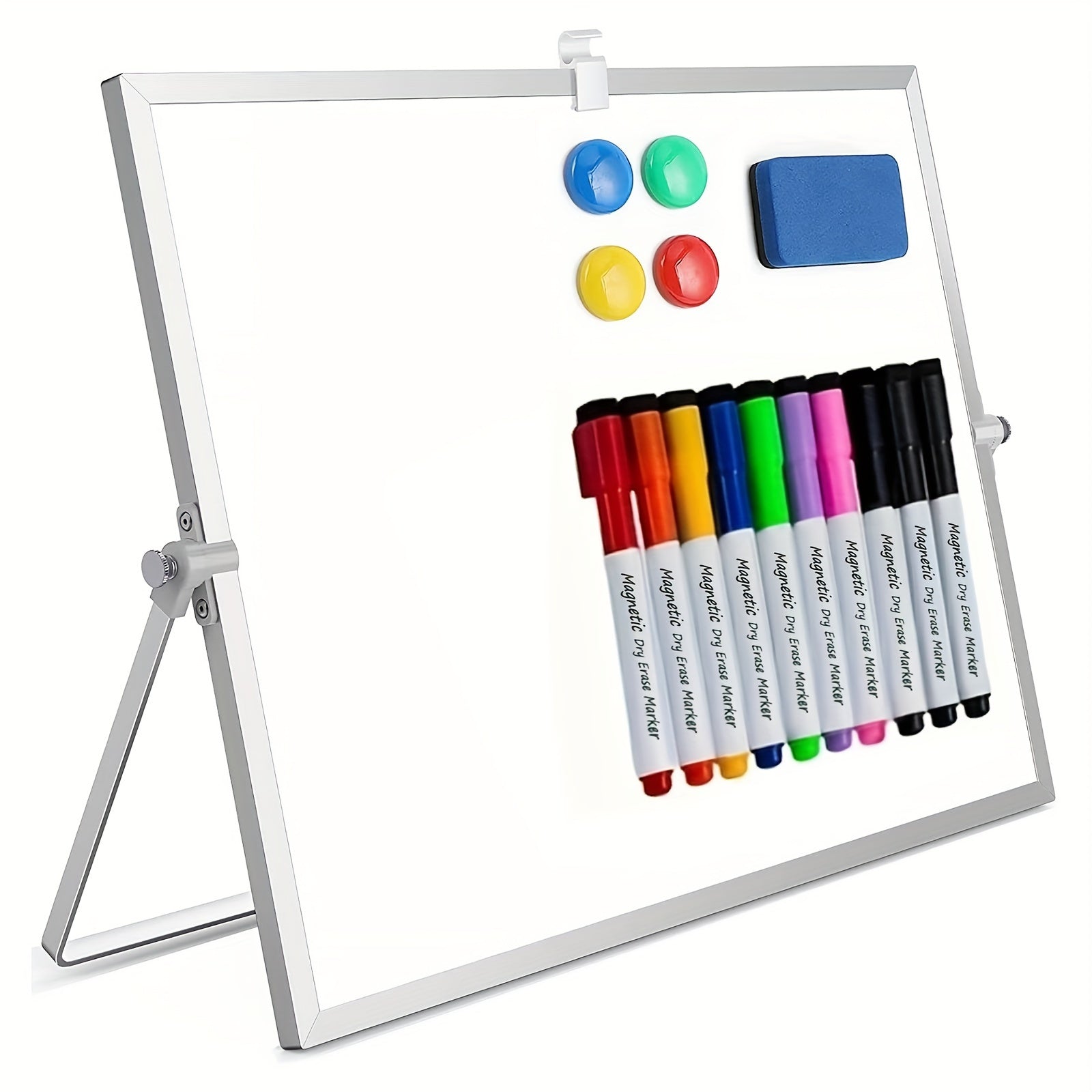 Guili | Magnetix Whiteboard | Create and organize effortlessly - Double-sided magnetic whiteboard