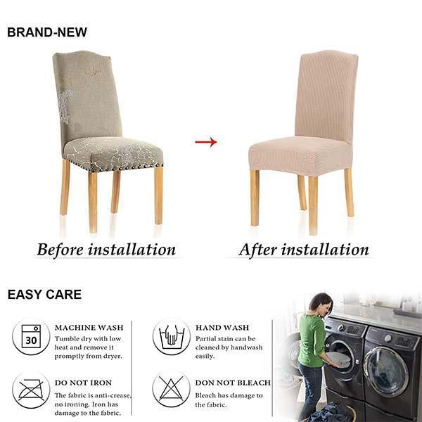 Guili | Waterproof elastic cover for dining chairs