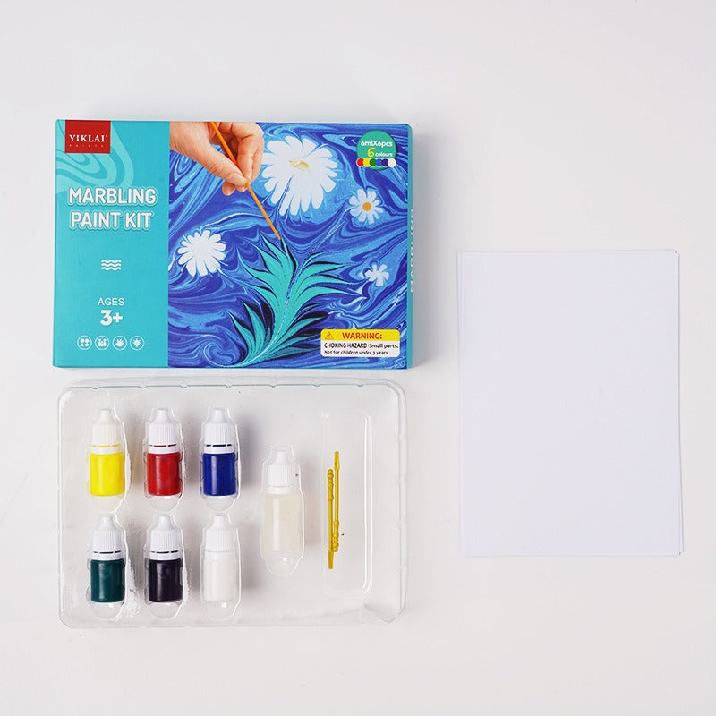Guili | MarbloCraft | Creative fun - Watercolor Marble Paint Set for DIY Painting