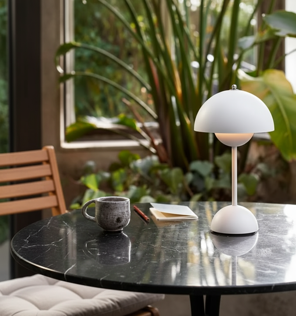 Modern Dome Wireless LED Table Lamp 1-Light
