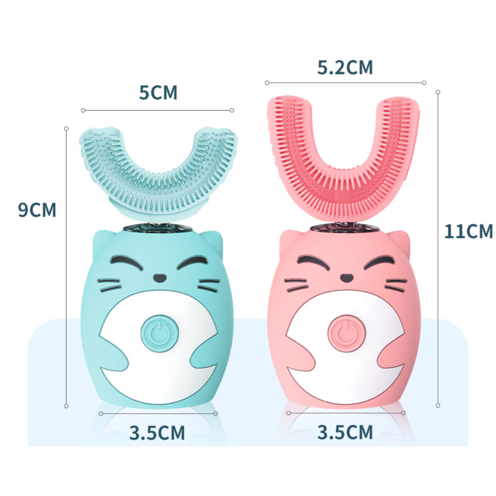 Guili | Electric Toothbrush for Kids | Make Brushing Fun - U-Shaped Kids Toothbrush