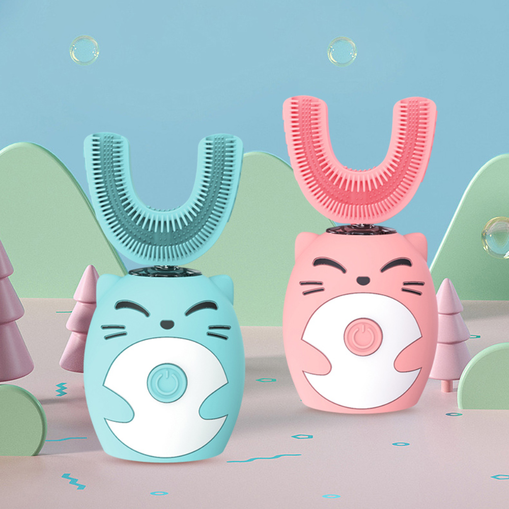 Guili | Electric Toothbrush for Kids | Make Brushing Fun - U-Shaped Kids Toothbrush