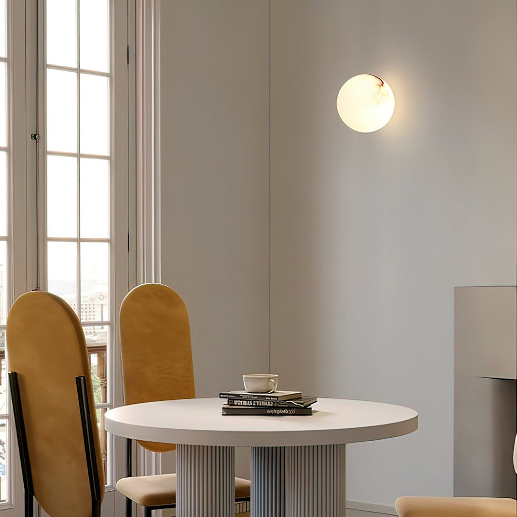 Alabaster Globe LED Wall Sconce 1-Light