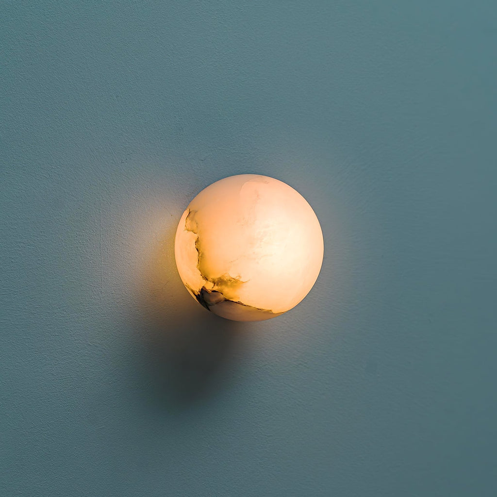 Alabaster Globe LED Wall Sconce 1-Light