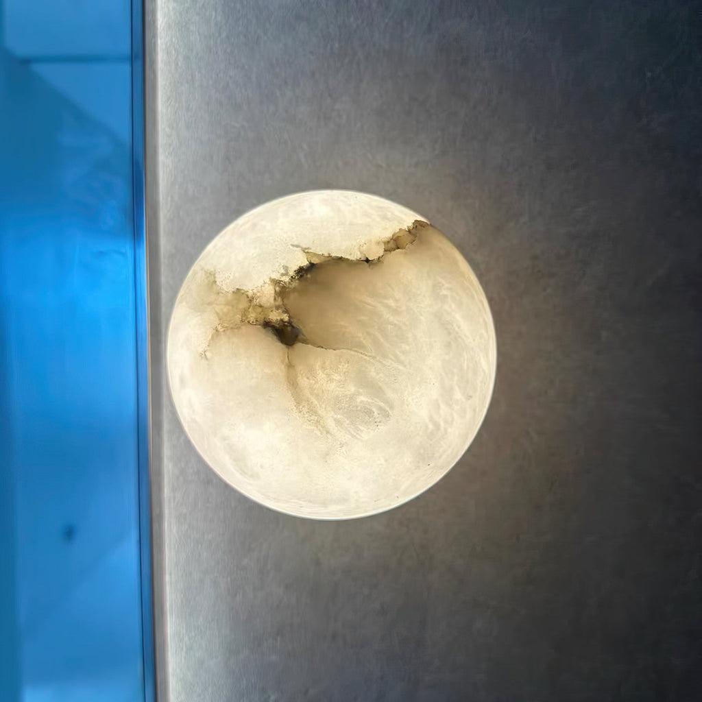 Alabaster Globe LED Wall Sconce 1-Light
