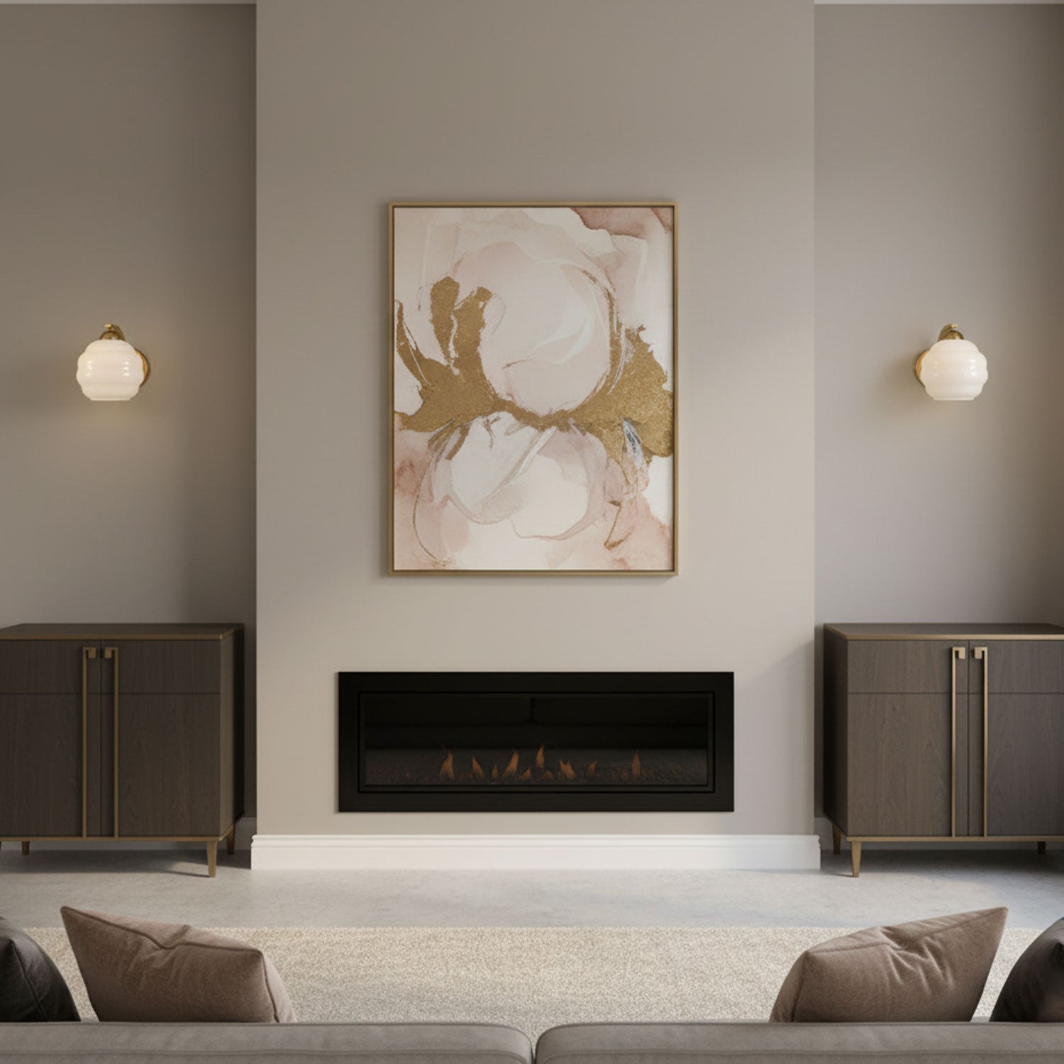 Art Deco Rippled Globe Glass Wall Sconce 1-Light