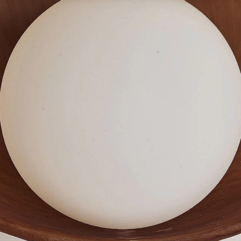 Modern Glass Round 1-Light Wall Sconce