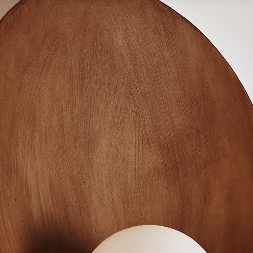 Modern Glass Round 1-Light Wall Sconce