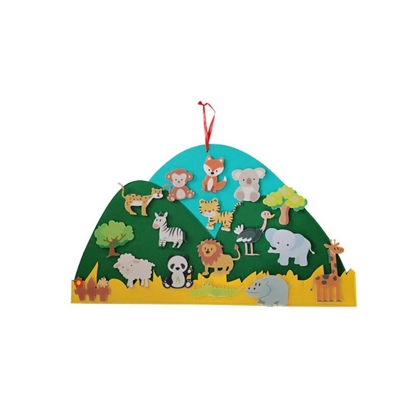 Guili | Montessori Felt Board | Creative - Educational Toy for Children