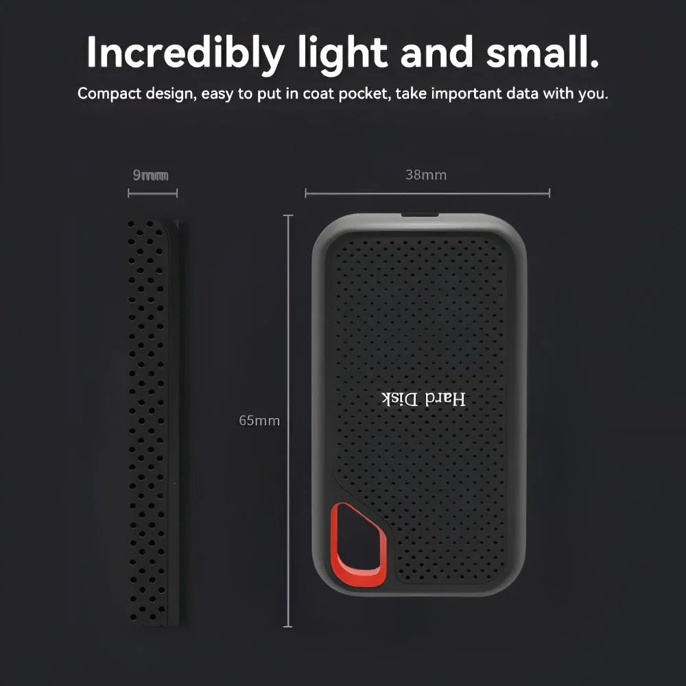 Best Portable External SSD Drive 8TB High-Speed Shockproof Storage