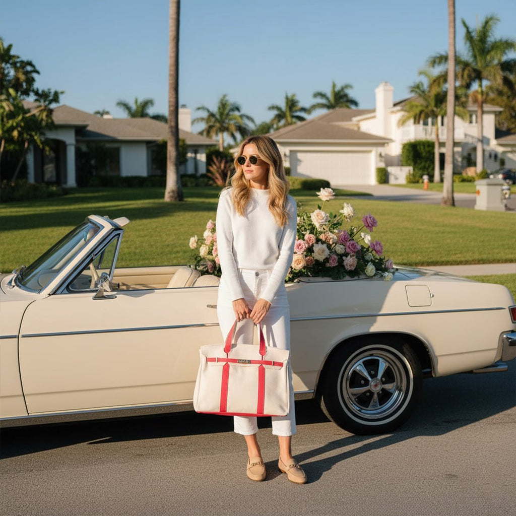 Seavelle – Classic Cotton Canvas Tote with Reinforced Steel Design