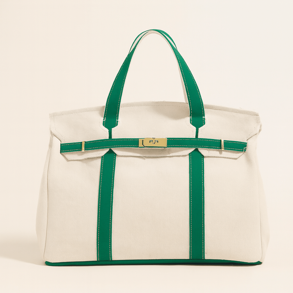 Seavelle – Classic Cotton Canvas Tote with Reinforced Steel Design