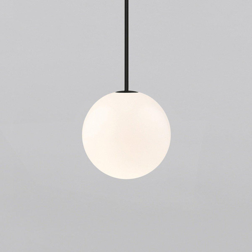 Minimalist Brass Globe Glass Pendant 1-Light