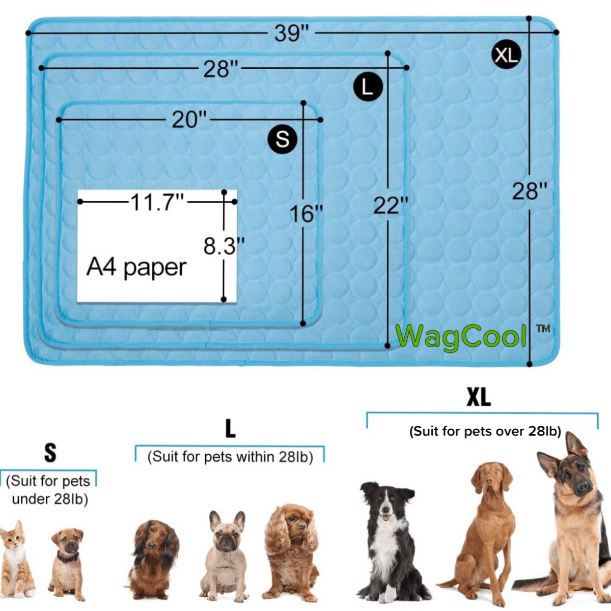 Guili | Cooling dog mat for hot days & instant refreshment