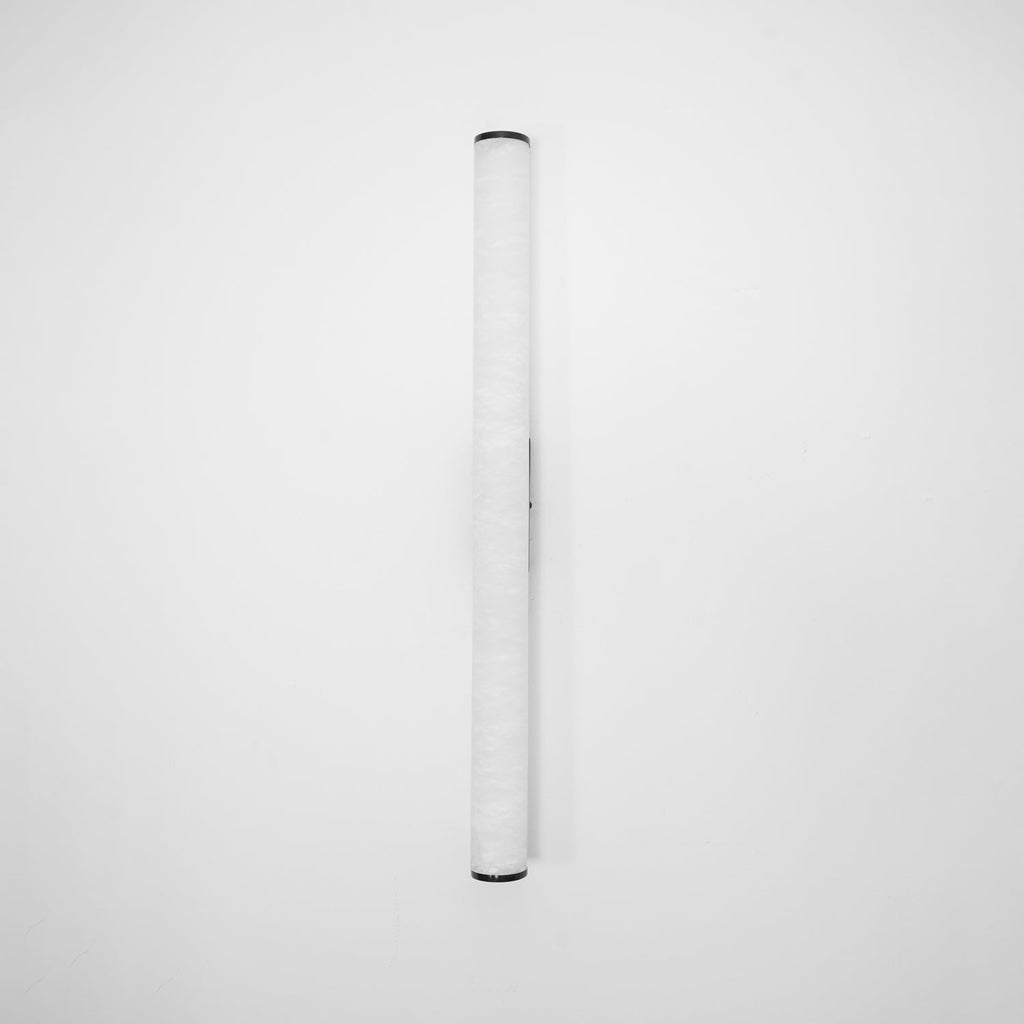 Modern Alabaster Tube LED Wall Sconce 1-Light