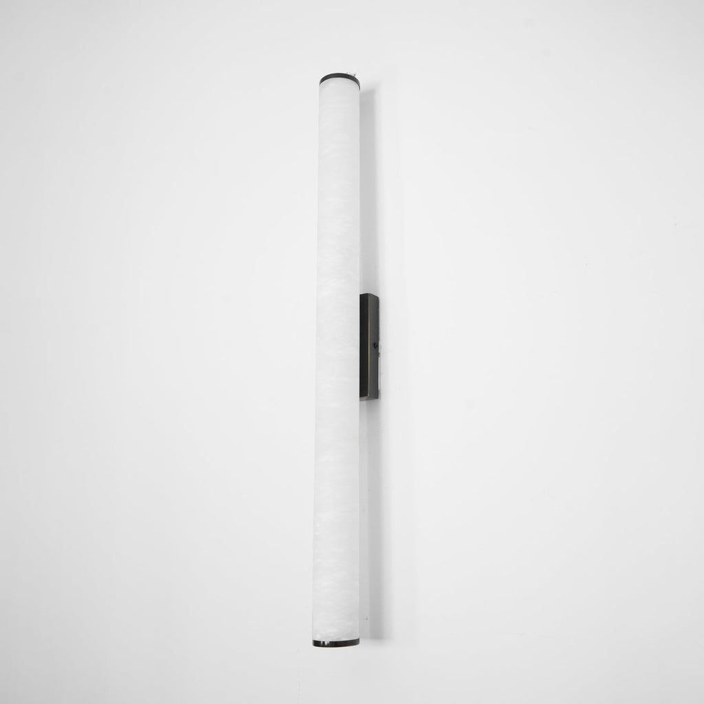 Modern Alabaster Tube LED Wall Sconce 1-Light