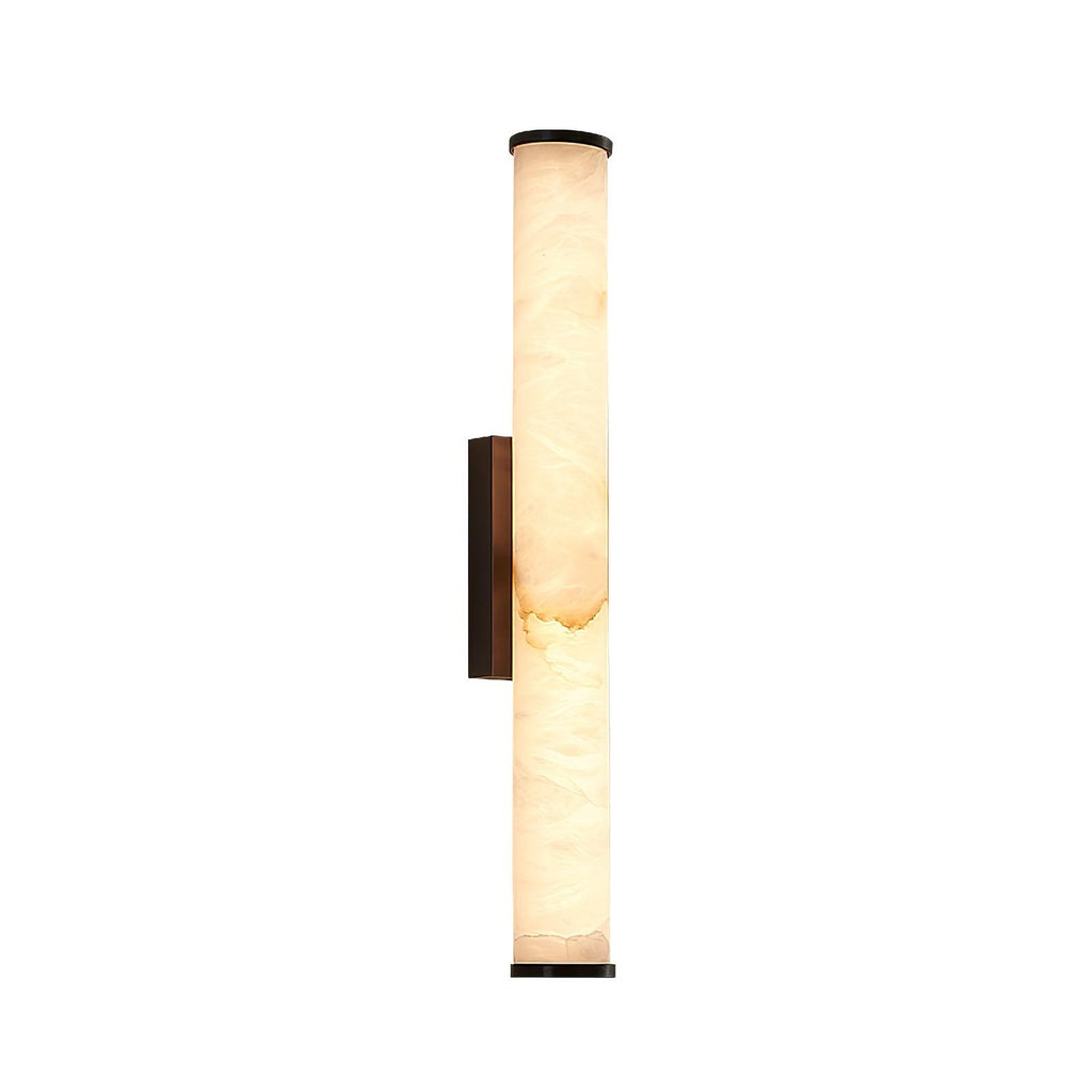Modern Alabaster Tube LED Wall Sconce 1-Light