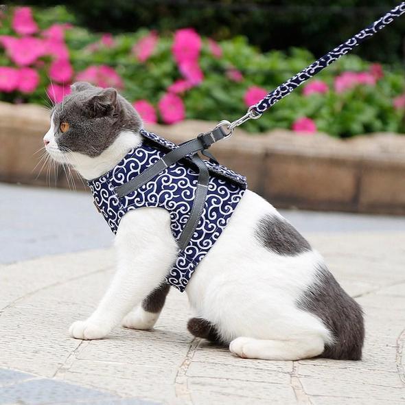 Guili | Cat Vest Harness and Leash Set to Outdoor Walking