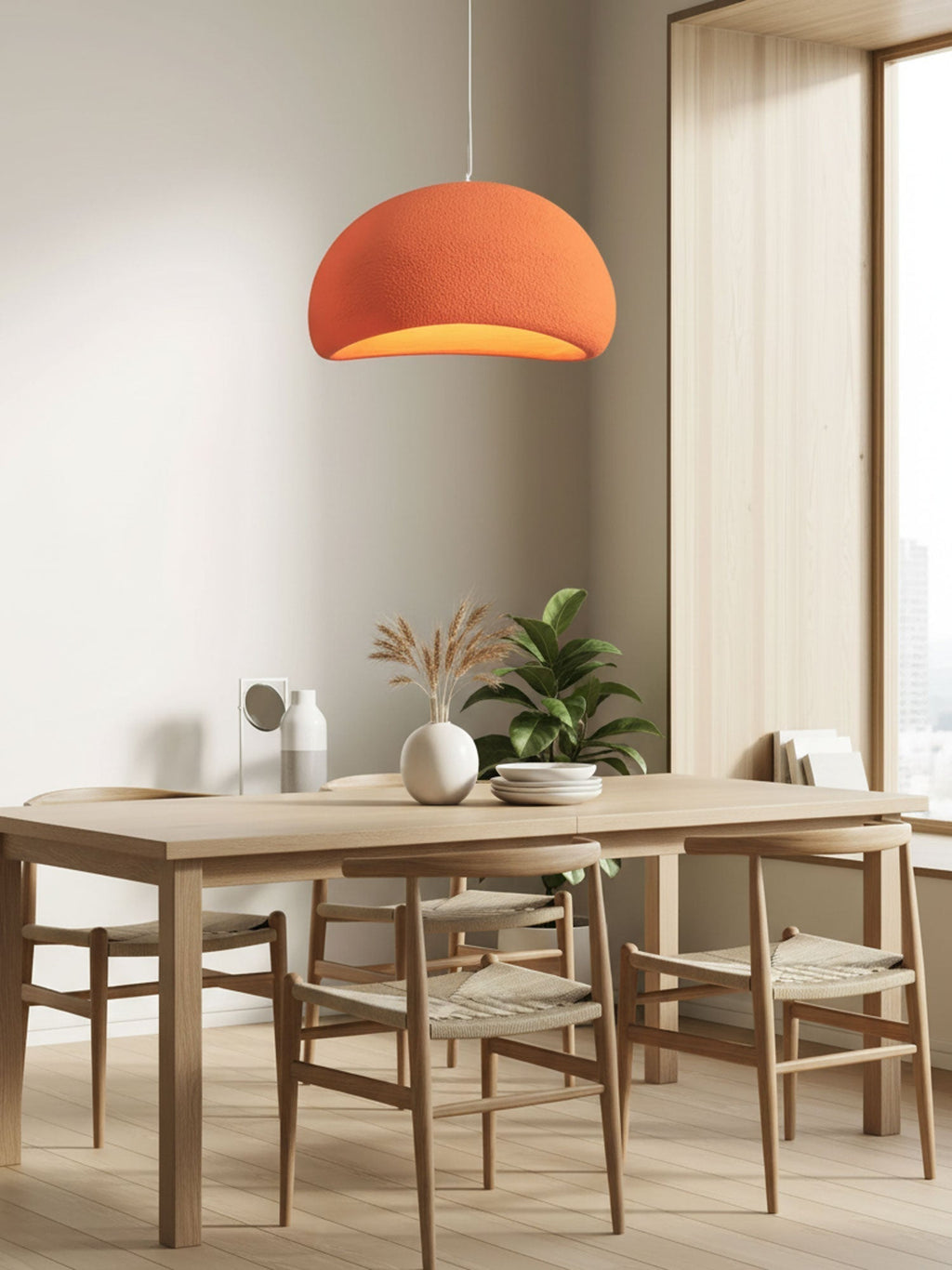 Modern Minimalist Dome LED Pendant Light 1-Light