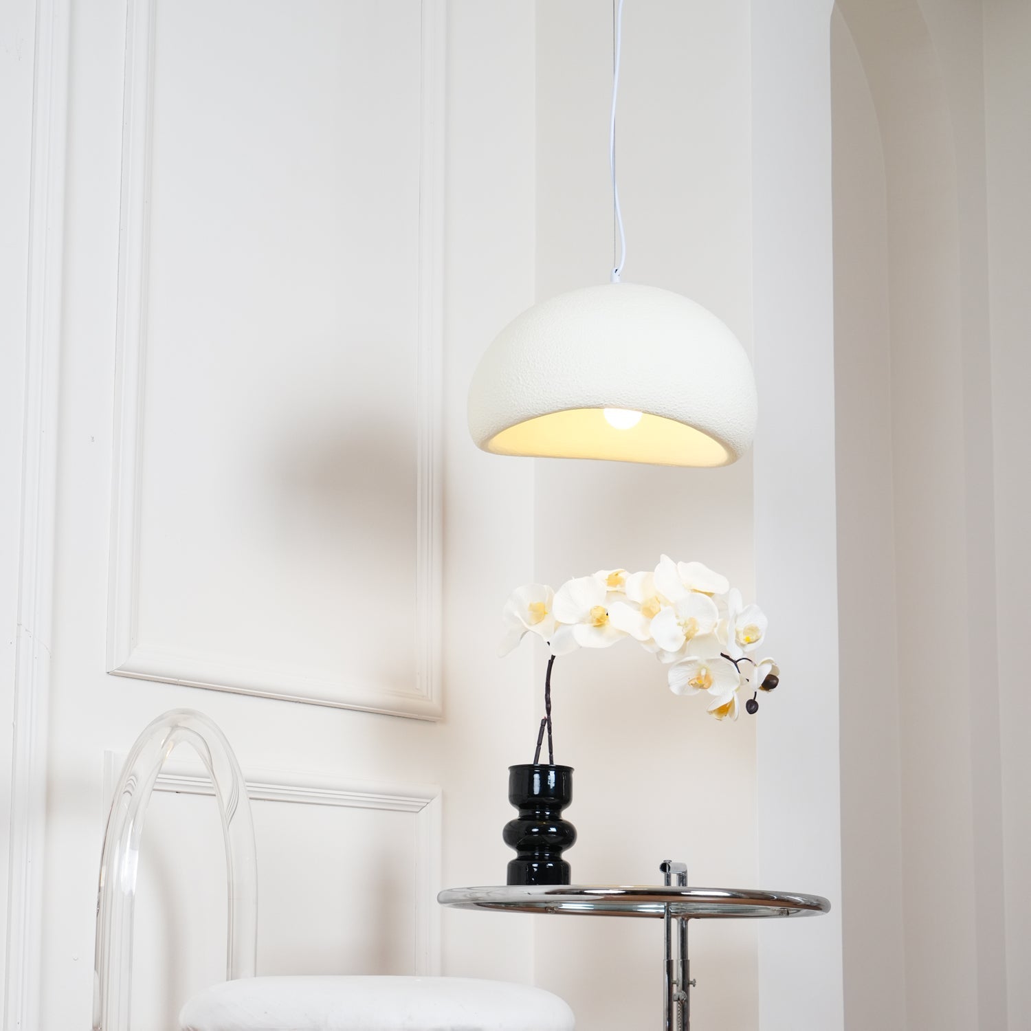 Modern Minimalist Dome LED Pendant Light 1-Light