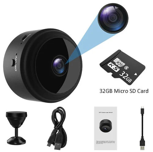 EyeGuard | Compact WiFi Security Camera with HD Night Vision