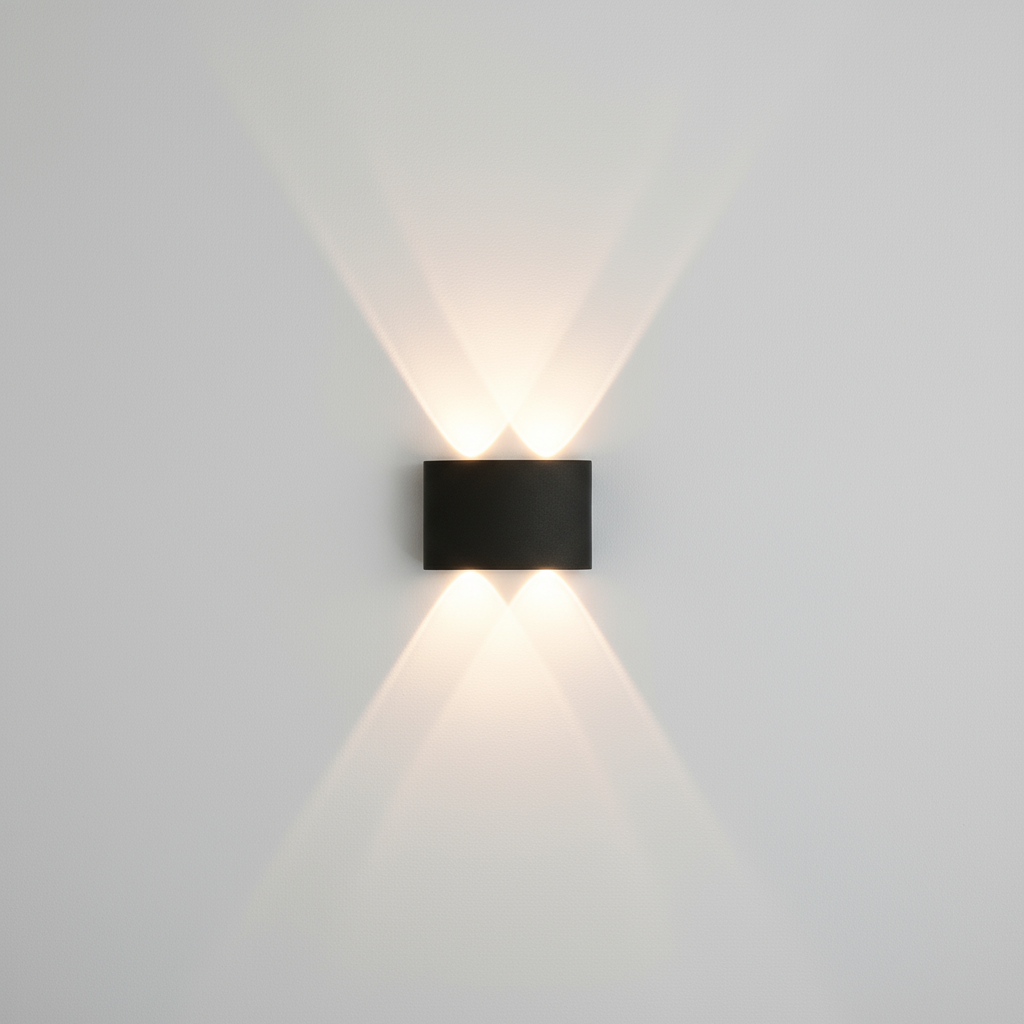 Modern Rectangular LED Wall 2-Light