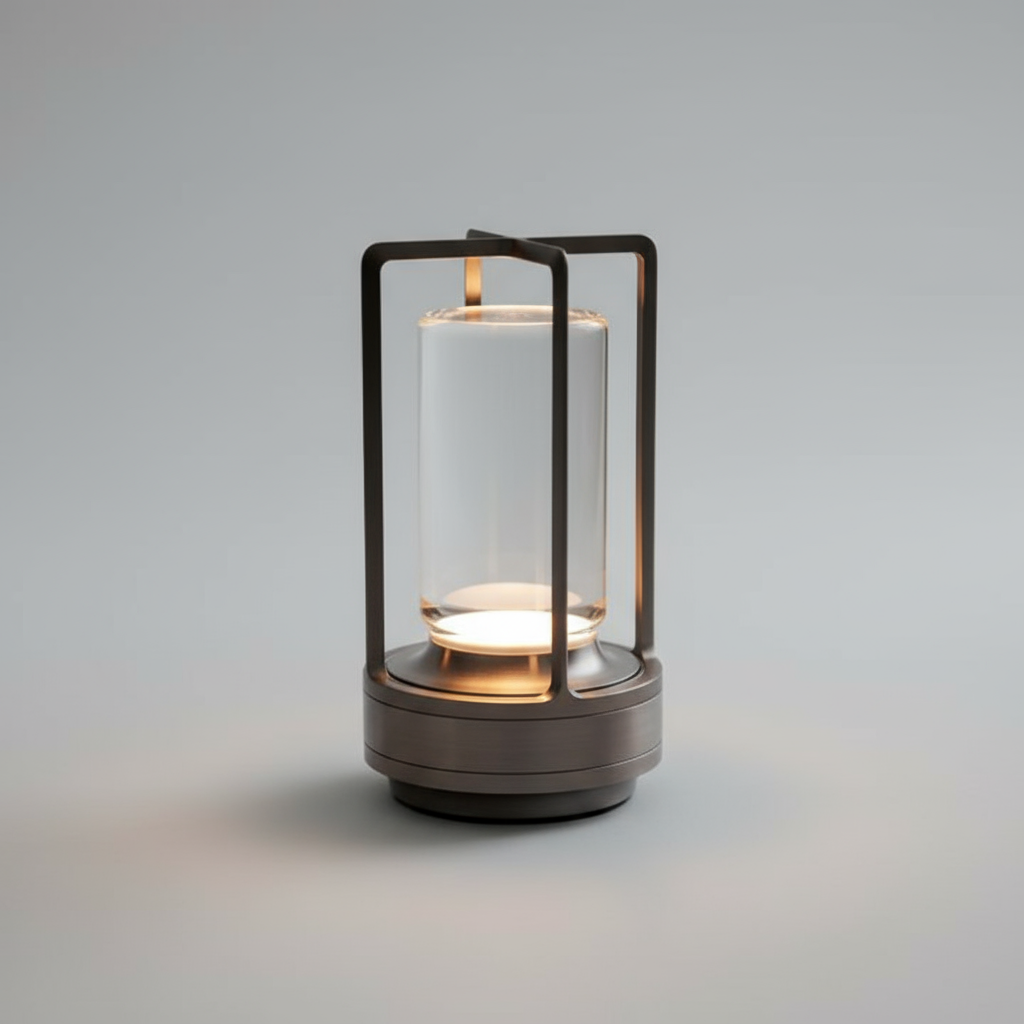 Modern Cylinder LED Wireless Table Lamp 1-Light