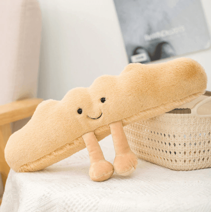 Croissant Plush Toy | Soft Food-Themed Cuddle Companion