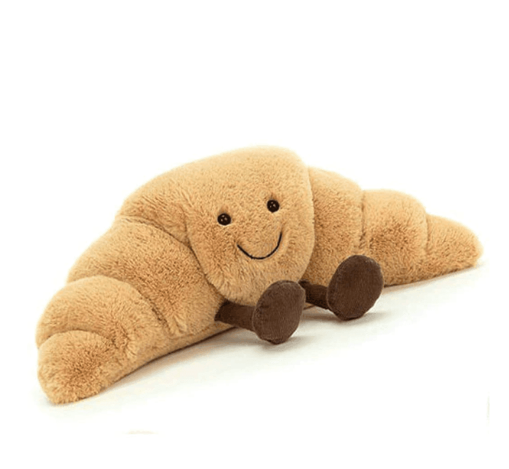 Croissant Plush Toy | Soft Food-Themed Cuddle Companion