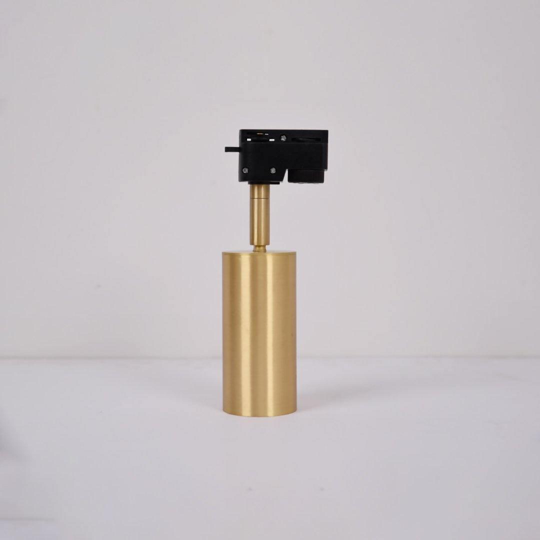 Modern Brass Double Cylinder Adjustable Wall Spotlight