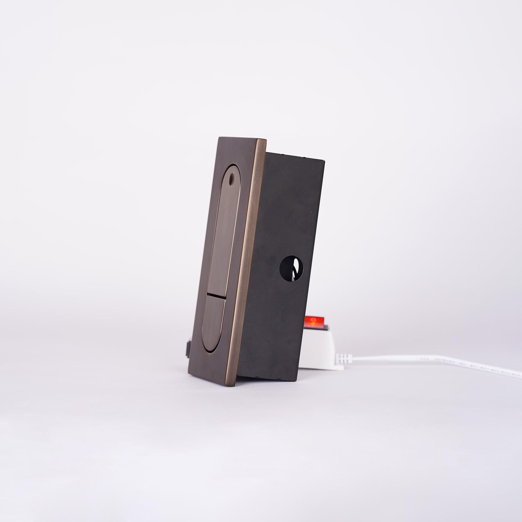 Modern Recessed Rectangular Adjustable LED Wall Sconce 1-Light