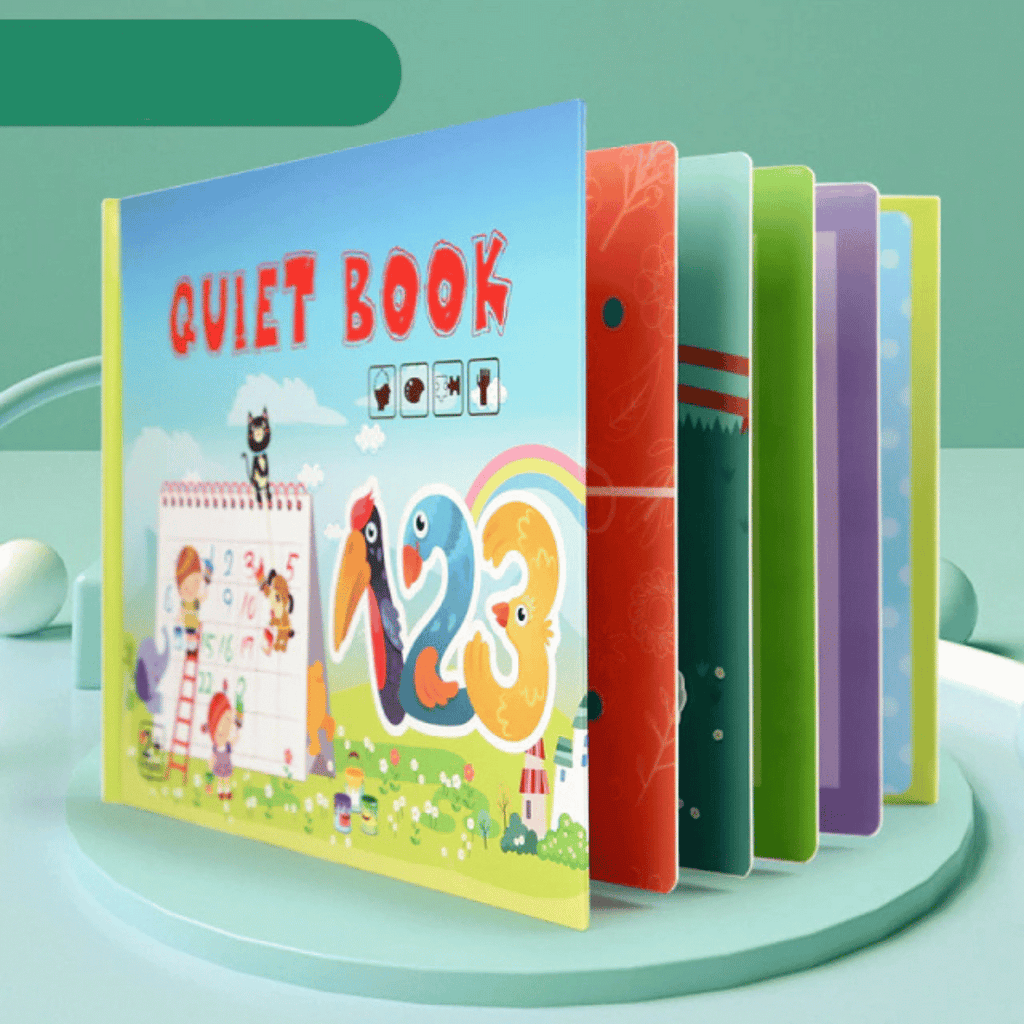 Guili | My First Busy Book Montessori | Interactive Education - Toddler Toy