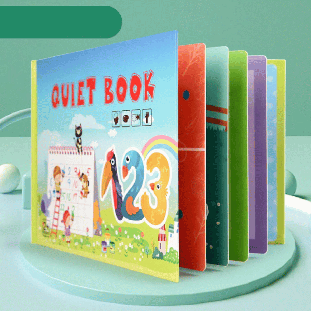 Guili | My First Busy Book Montessori | Interactive Education - Toddler Toy