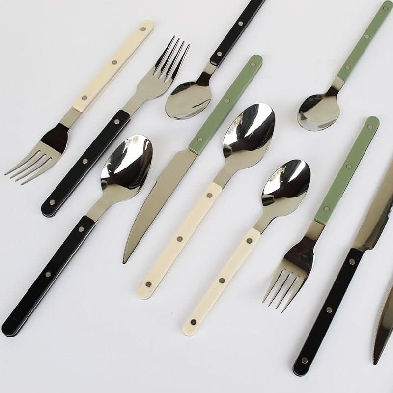 Guili | 24-piece stainless steel cutlery set with engraving