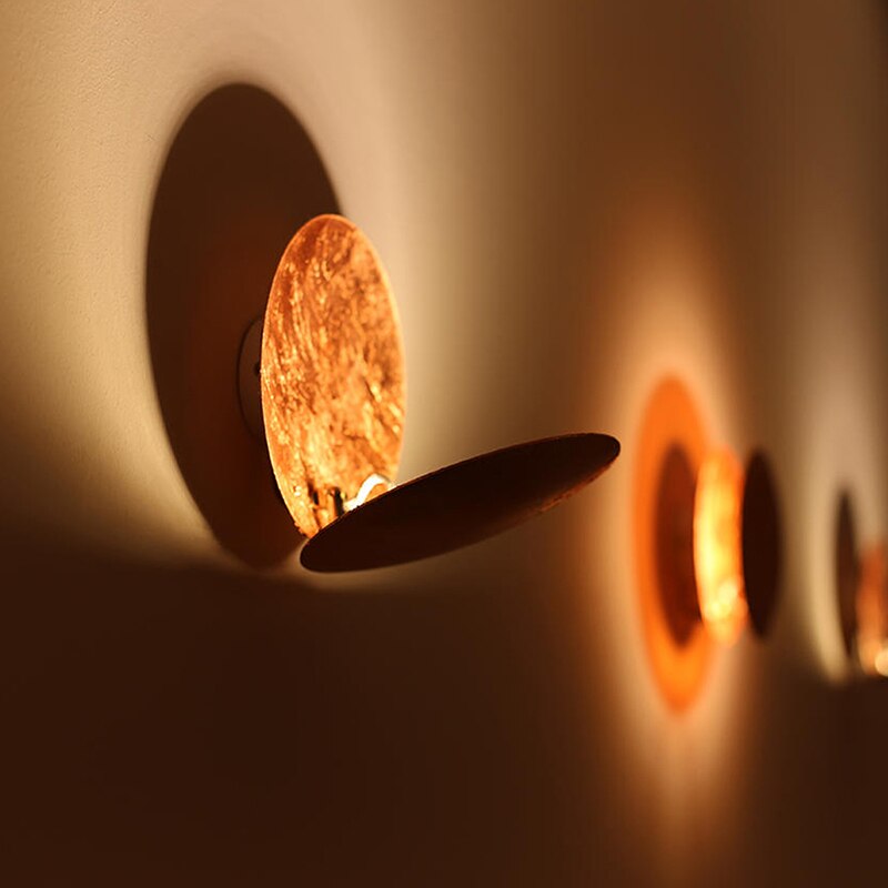 Modern Round LED Wall Light 1-Light