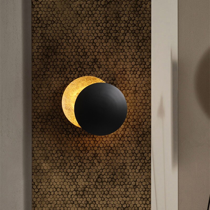 Modern Round LED Wall Light 1-Light