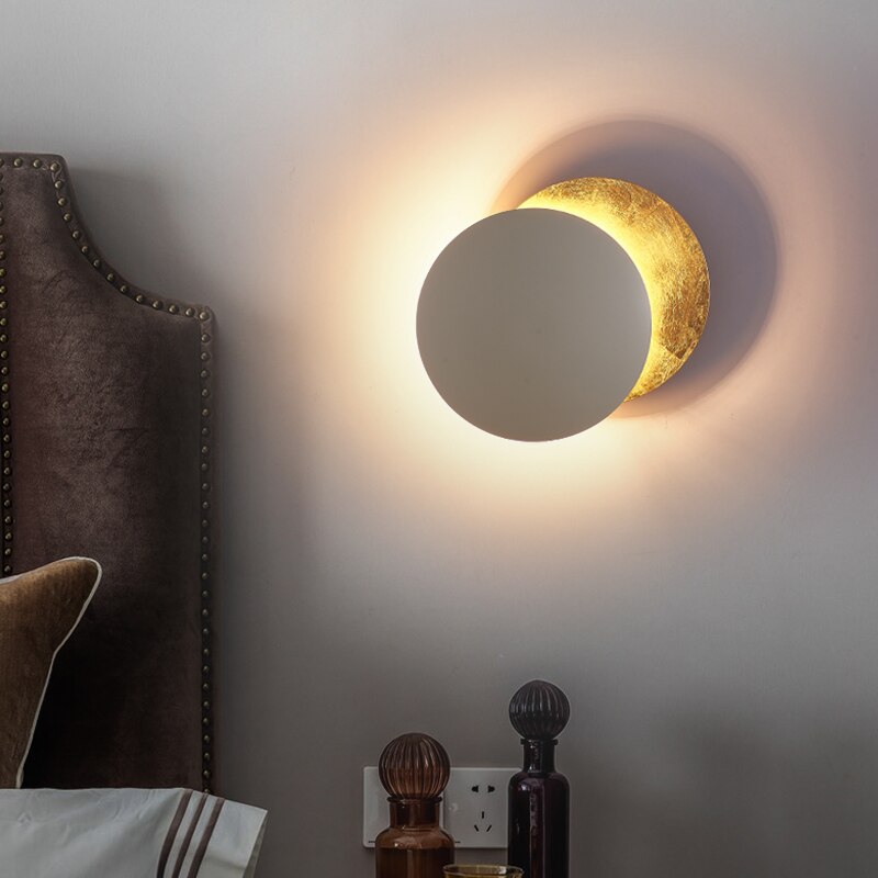 Modern Round LED Wall Light 1-Light