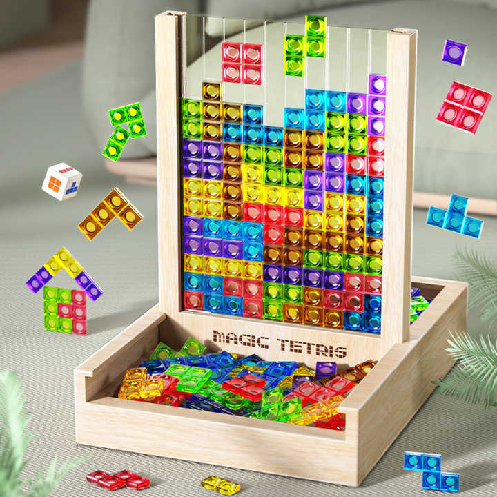 Ecoblock Tetris – Wooden Puzzle Game for All Ages