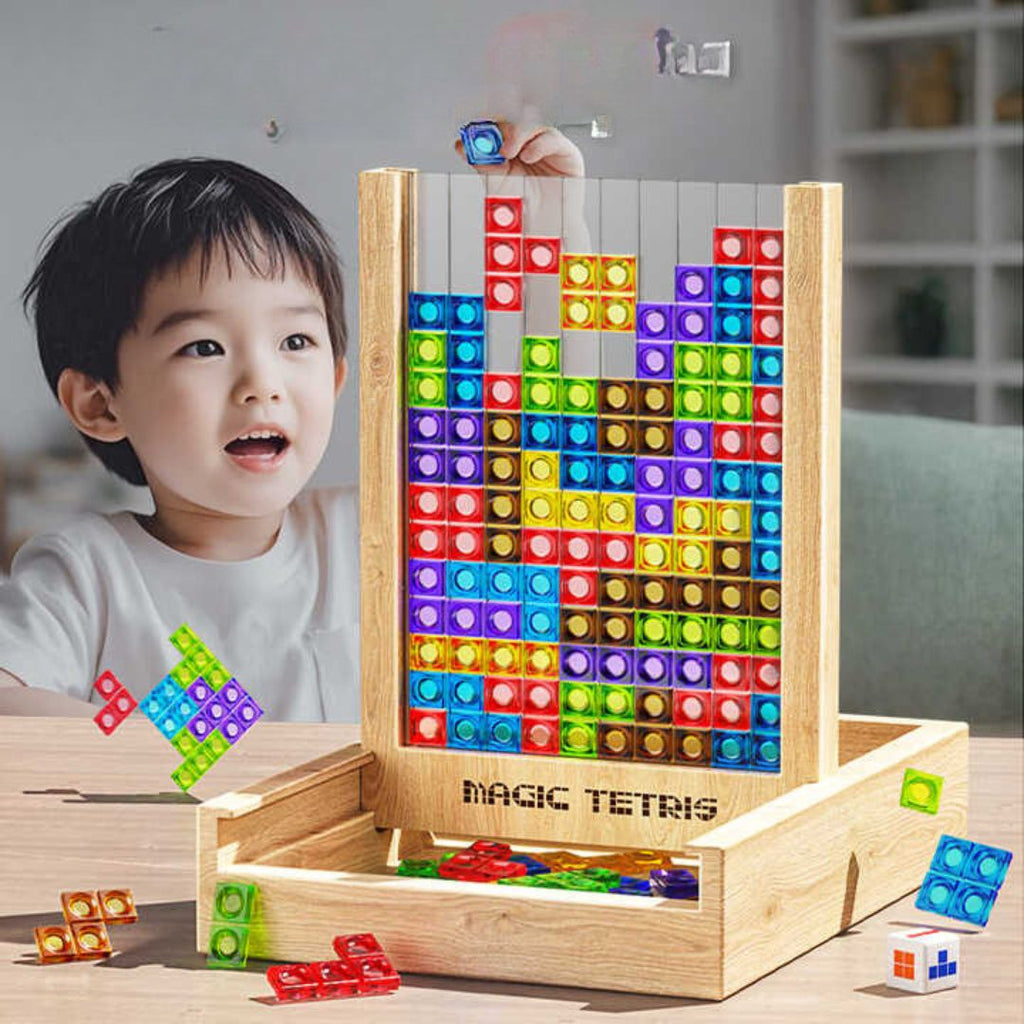 Ecoblock Tetris – Wooden Puzzle Game for All Ages