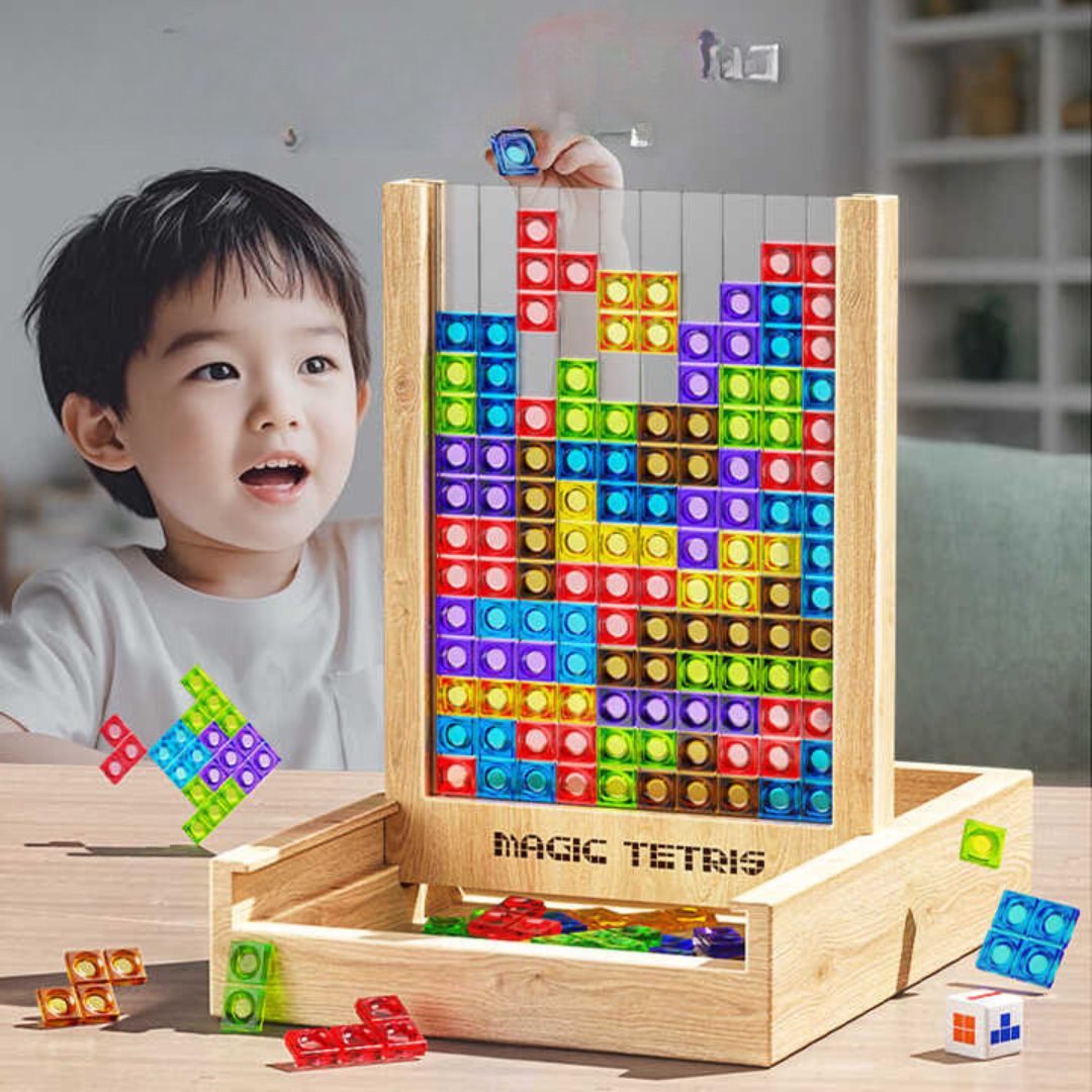 Ecoblock Tetris – Wooden Puzzle Game for All Ages