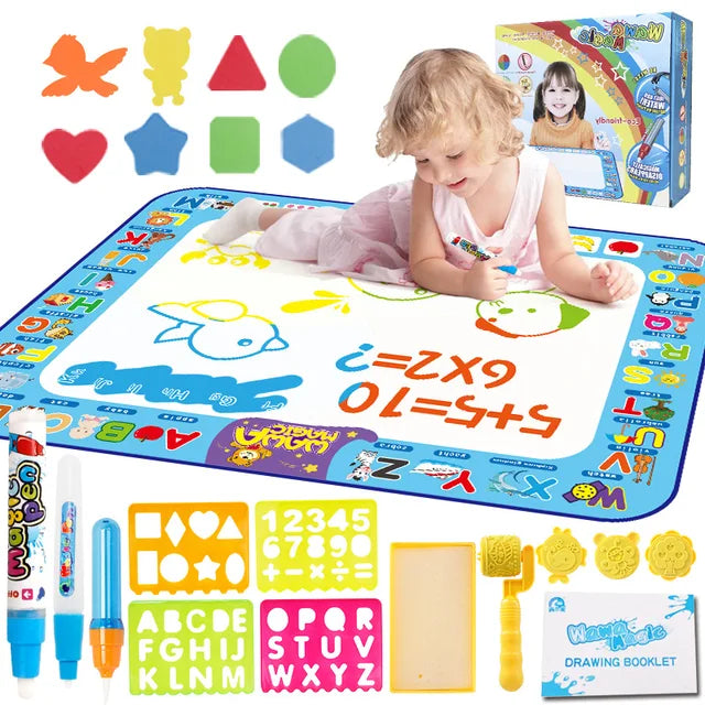 Guili | AquaFun Mat | Creative without mess - Magical water drawing mat for kids