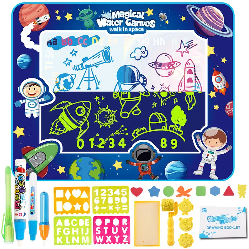 Guili | AquaFun Mat | Creative without mess - Magical water drawing mat for kids