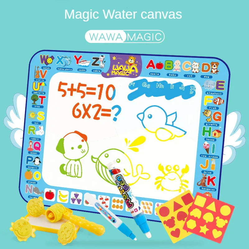 Guili | AquaFun Mat | Creative without mess - Magical water drawing mat for kids