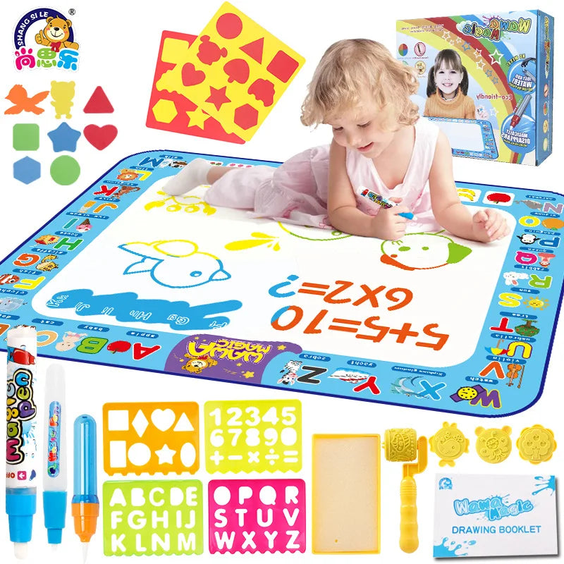Guili | AquaFun Mat | Creative without mess - Magical water drawing mat for kids