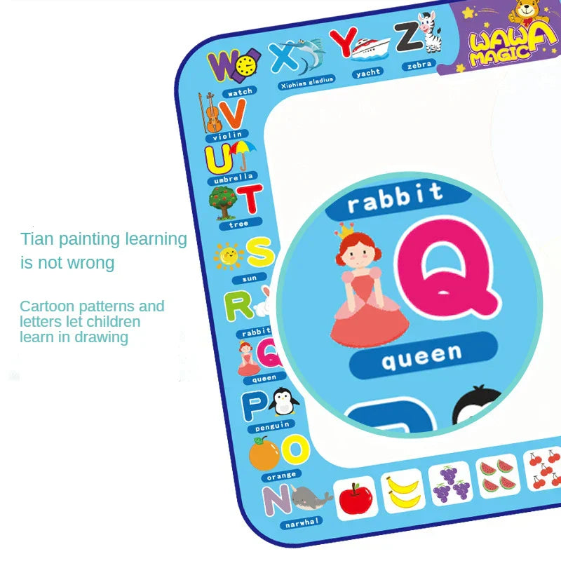 Guili | AquaFun Mat | Creative without mess - Magical water drawing mat for kids